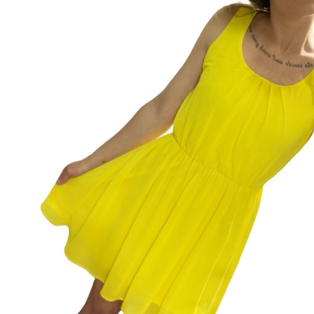 Yellow Sleeveless Dress